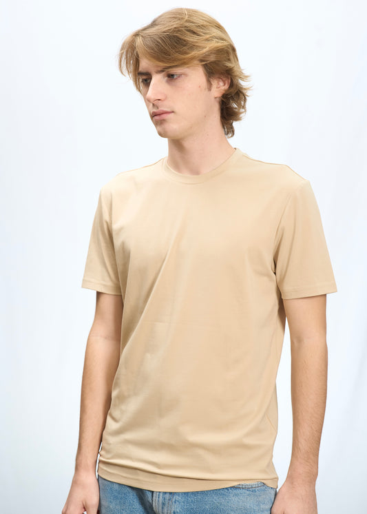 T-shirt Cotone tecnico Beige