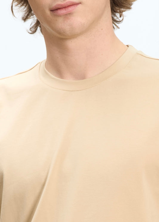 T-shirt Cotone tecnico Beige