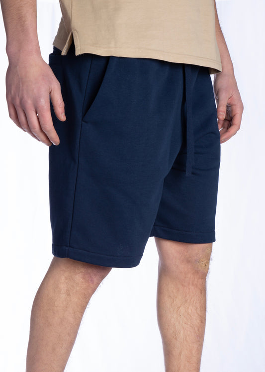 Pantaloncini felpati Blu Navy