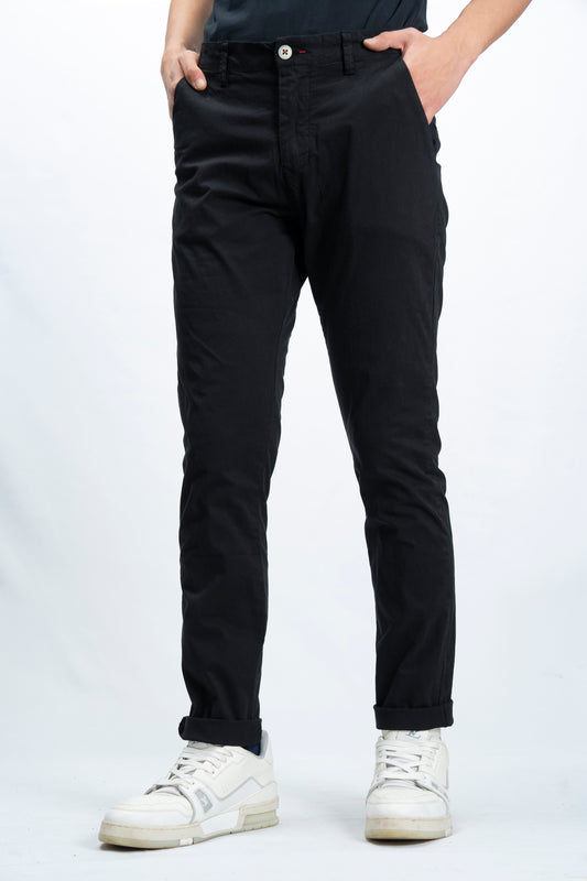 PANTALONI CHINO SLIM FIT NERO