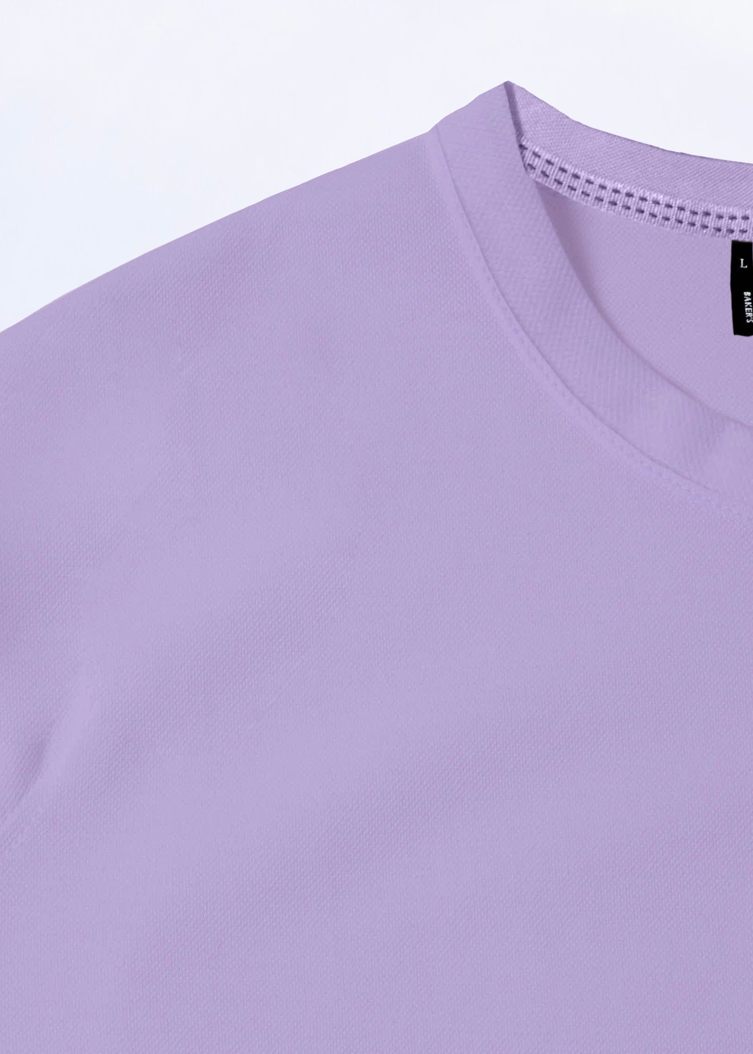 T-shirt manica corta in Piquet Lilla