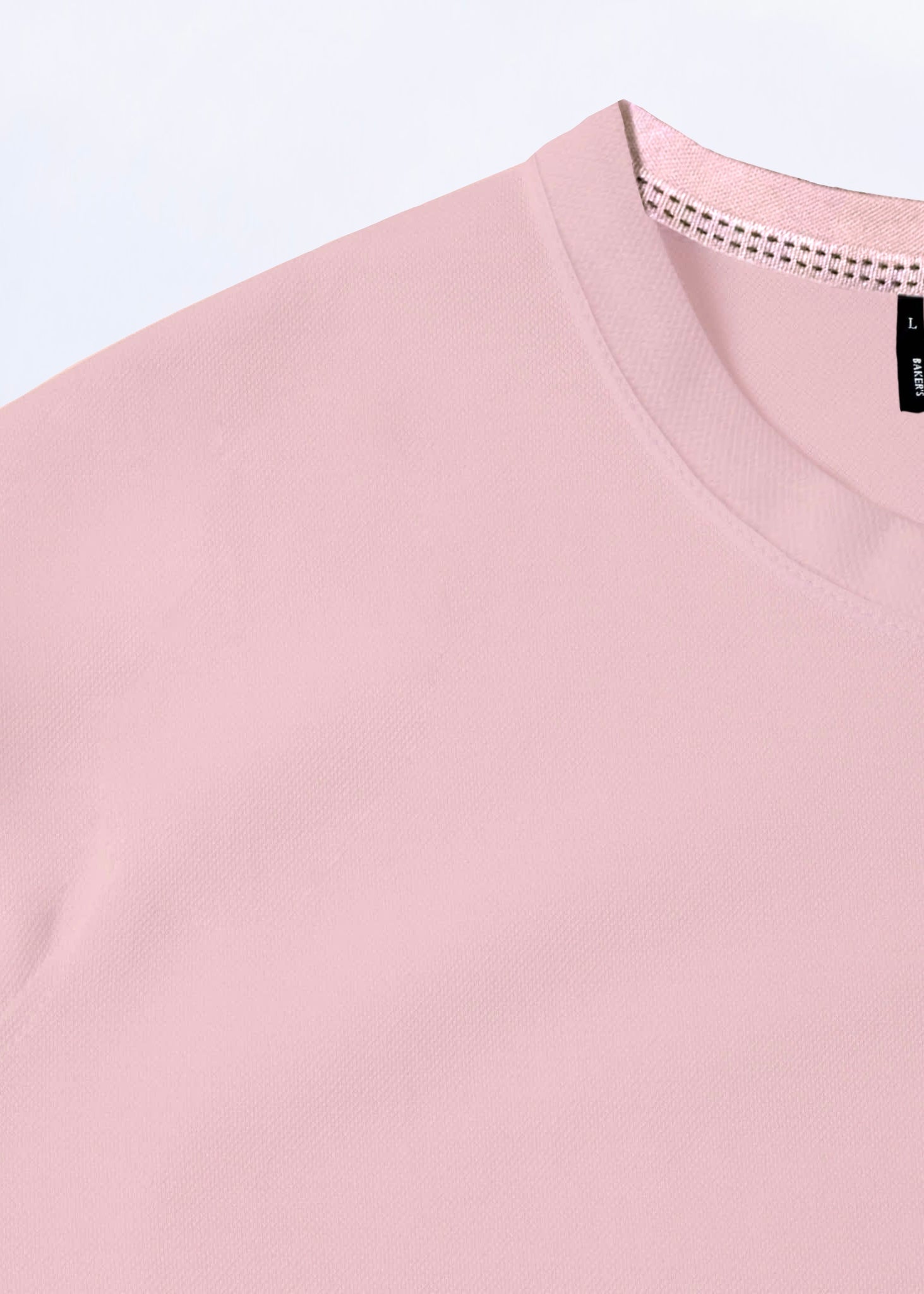 T-shirt manica corta in Piquet Rosa