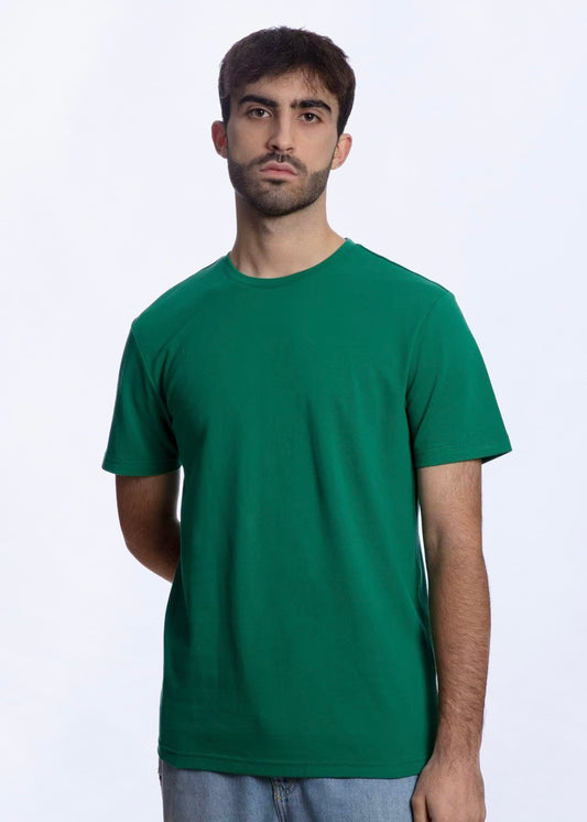 T-shirt manica corta in Piquet Verde