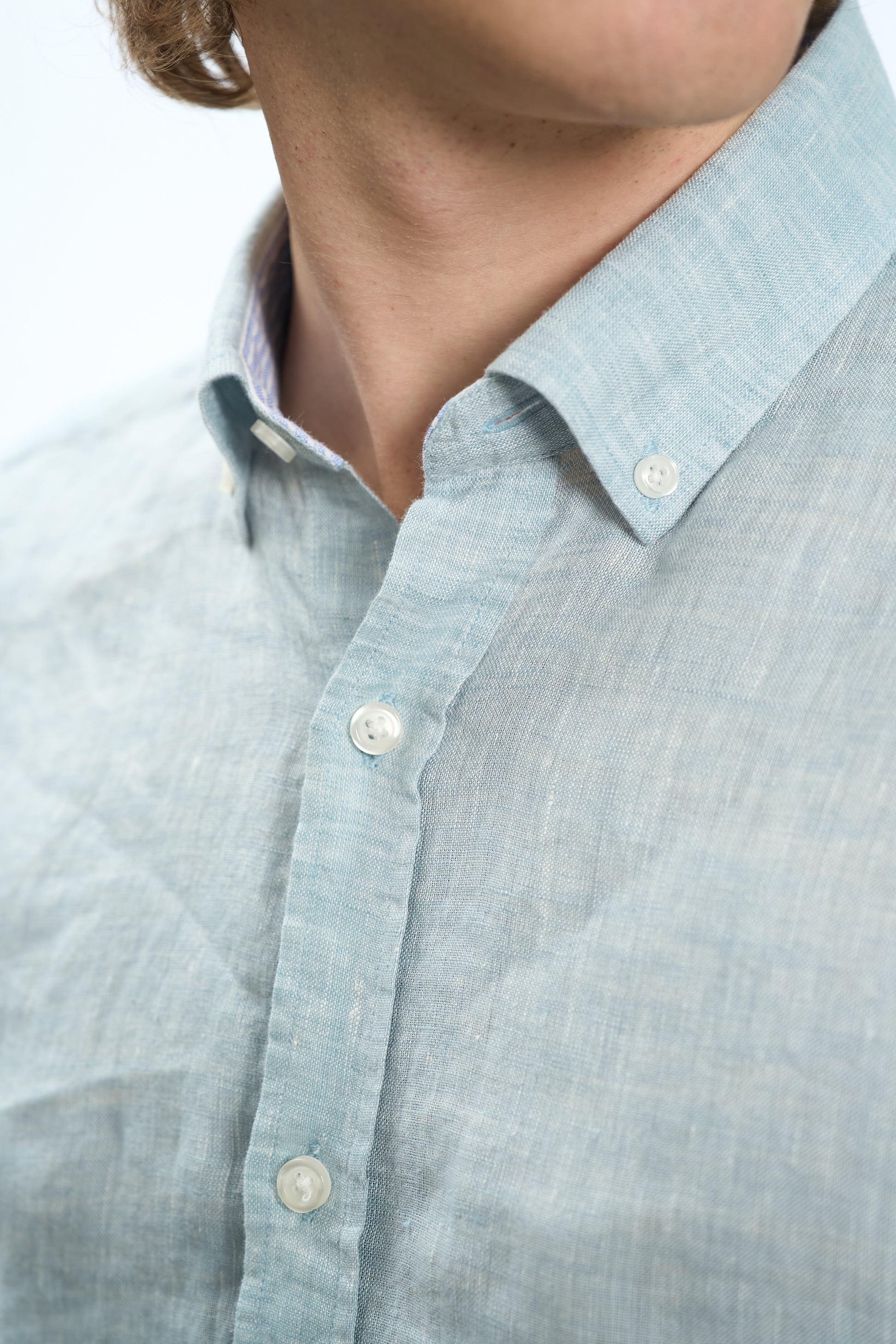 Camicia puro lino Grigio