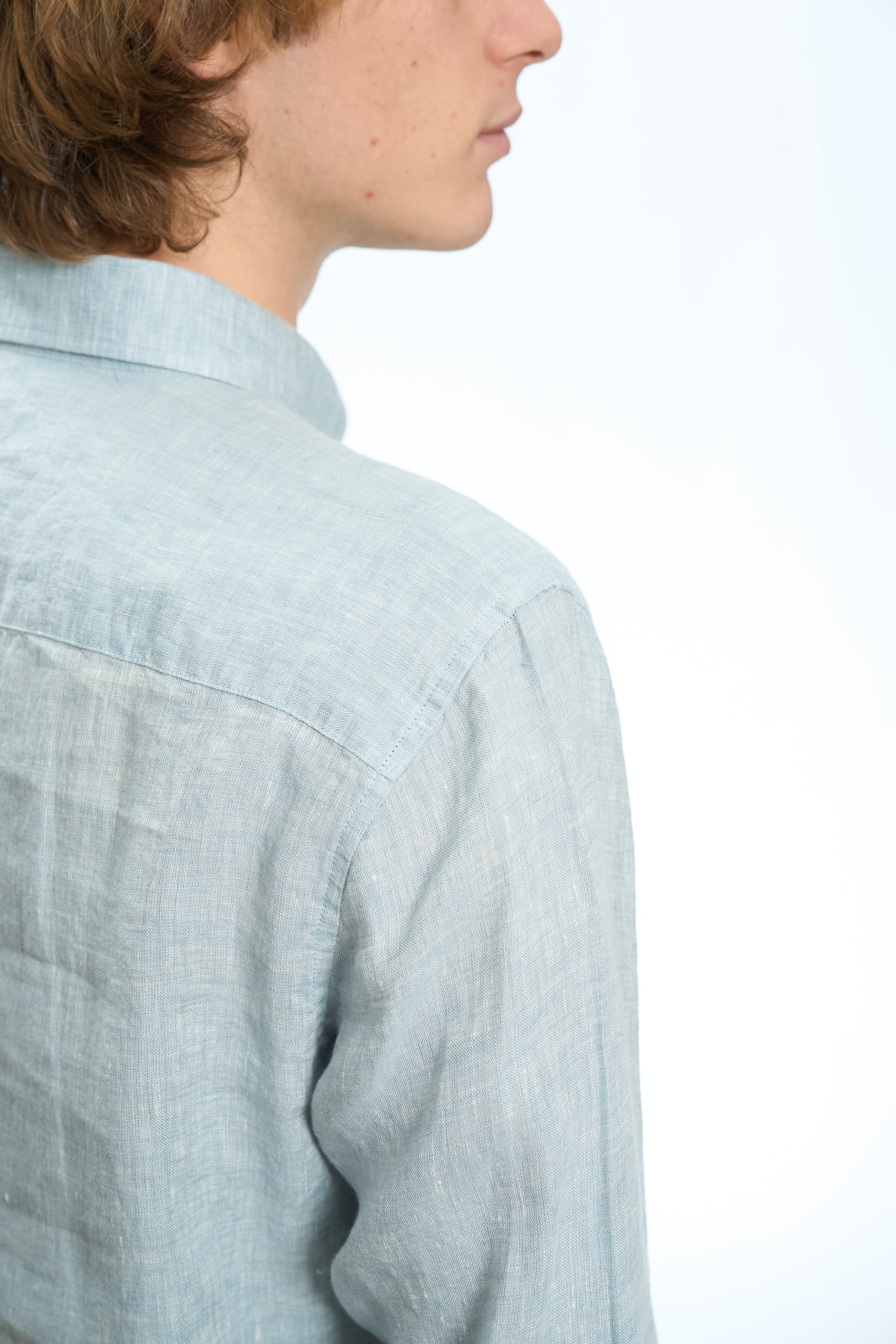 Camicia puro lino Grigio