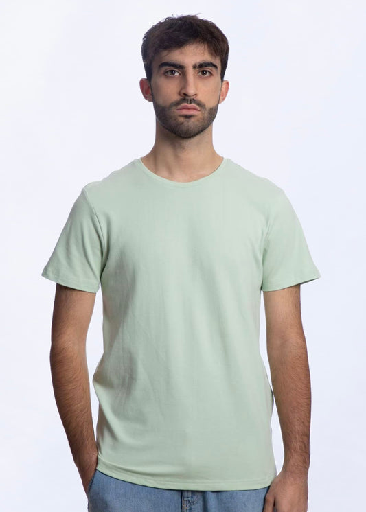 T-shirt manica corta in Piquet Menta
