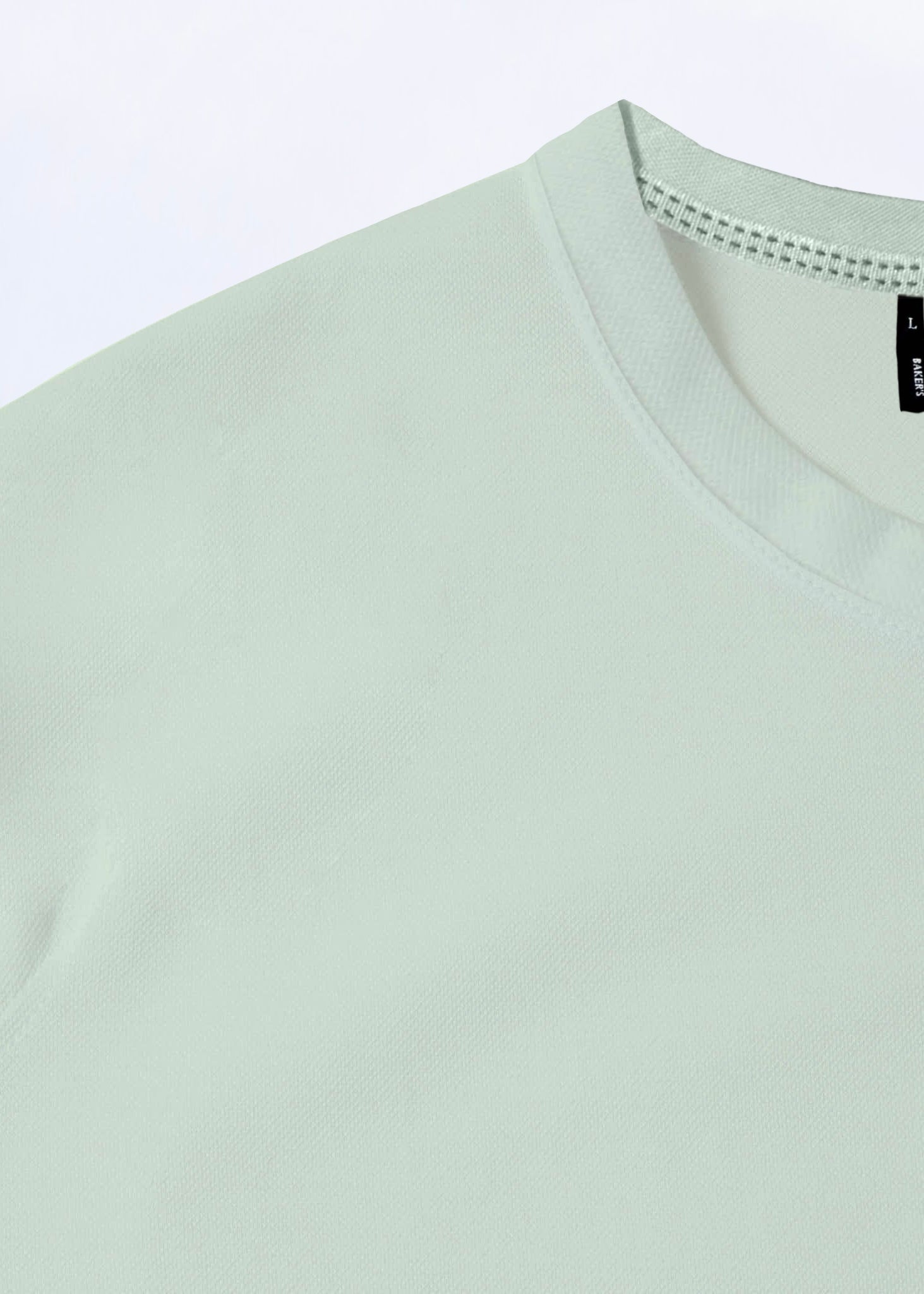 T-shirt manica corta in Piquet Menta