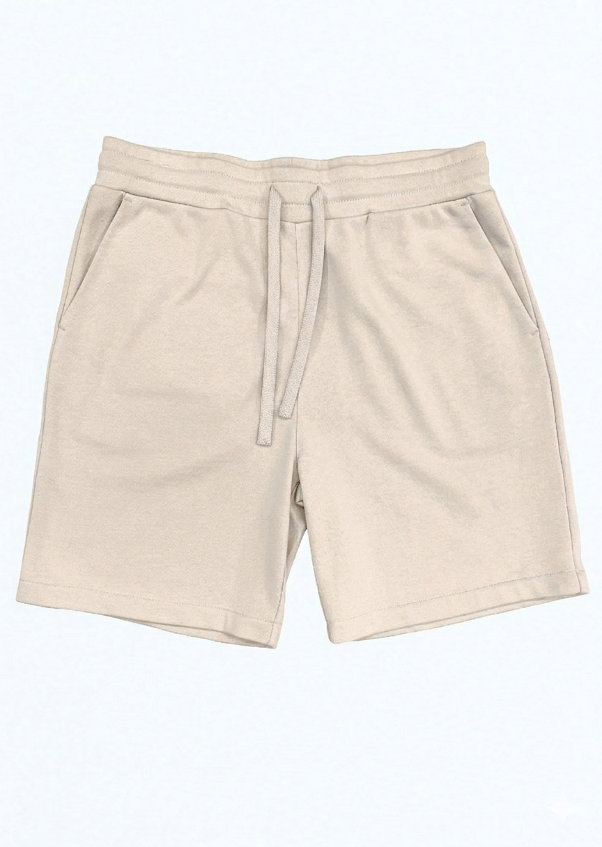 Pantaloncini felpati Crema