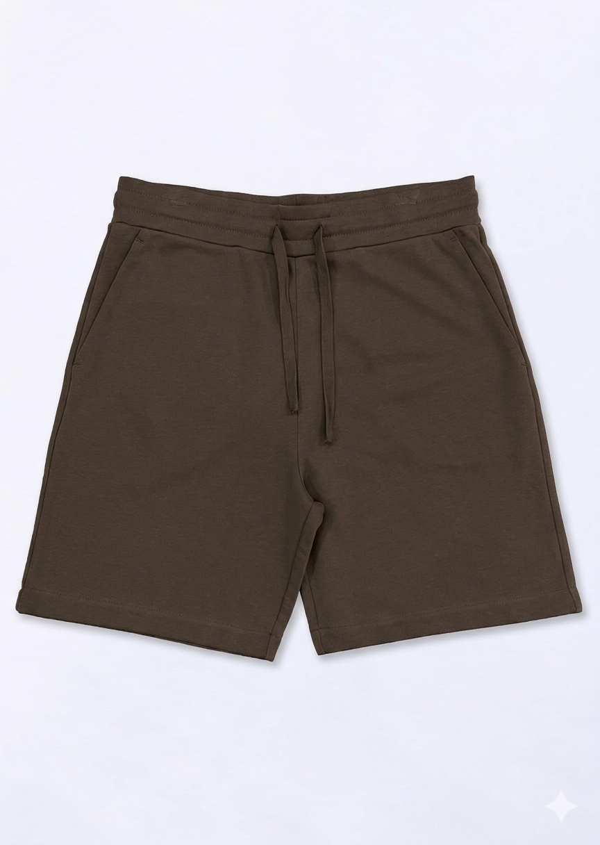 Pantaloncini felpati Marrone
