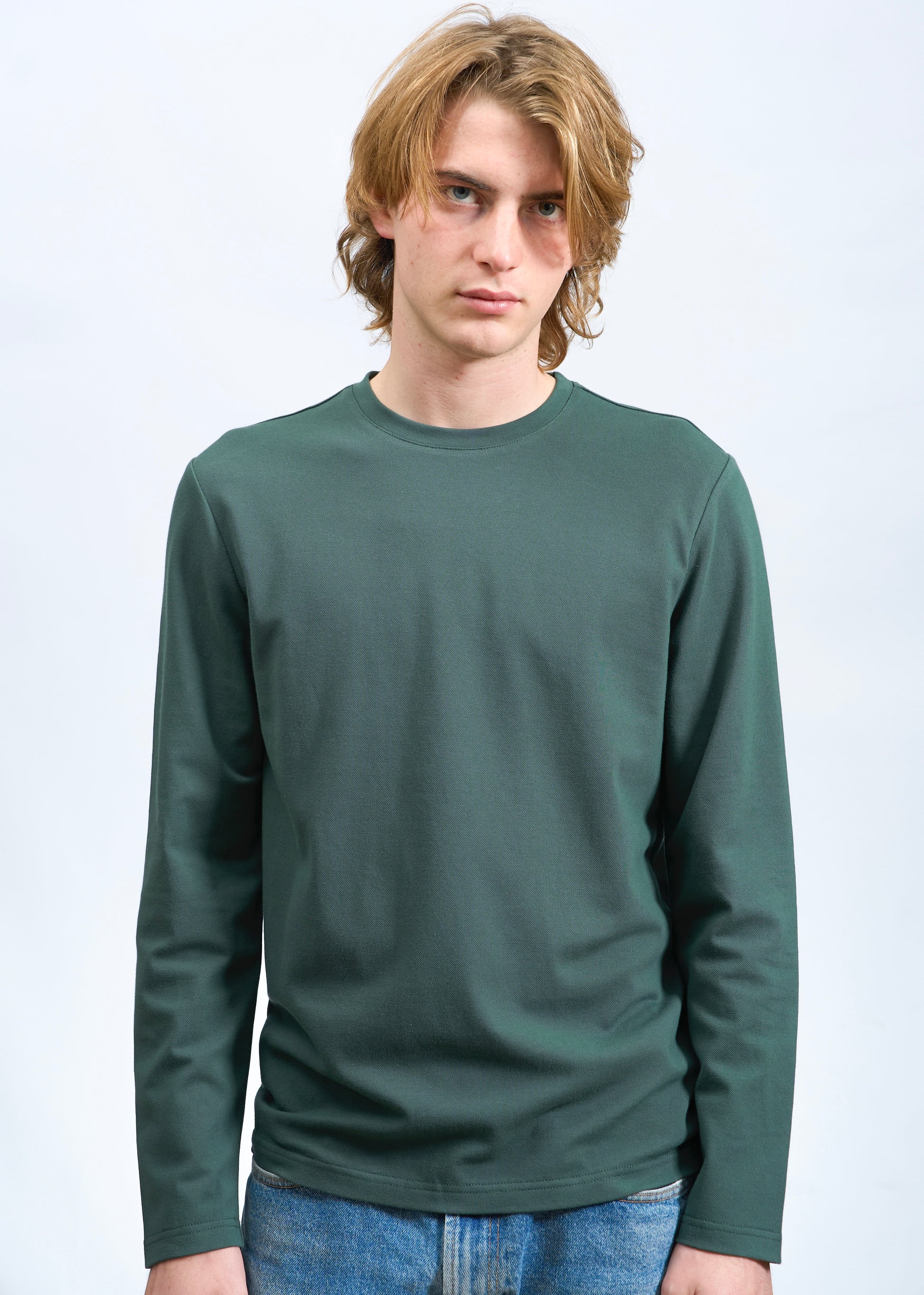 Maglietta cotone Piquet Verde