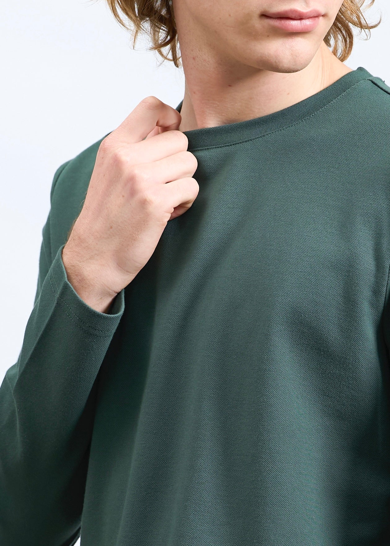 Maglietta cotone Piquet Verde