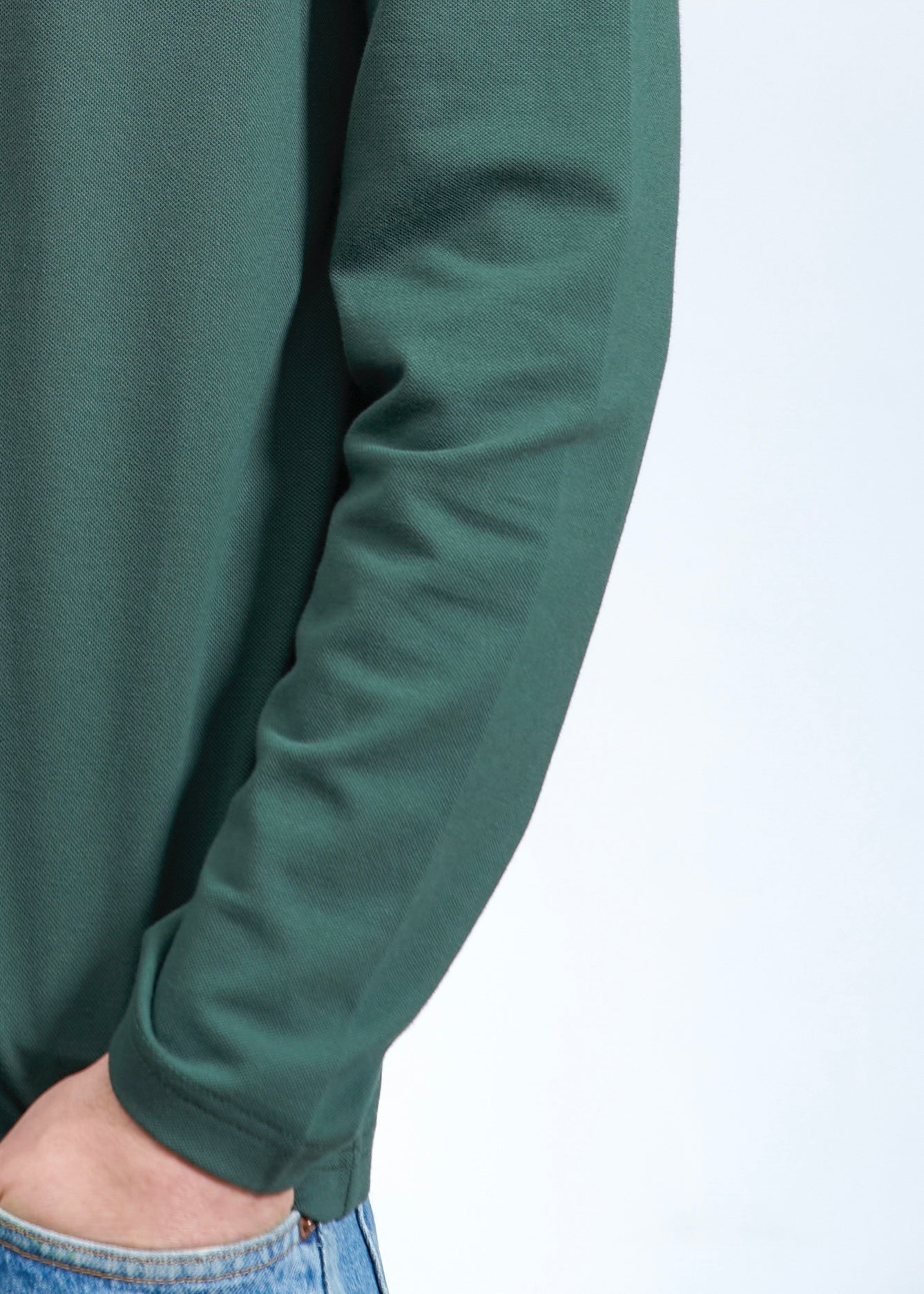 Maglietta cotone Piquet Verde