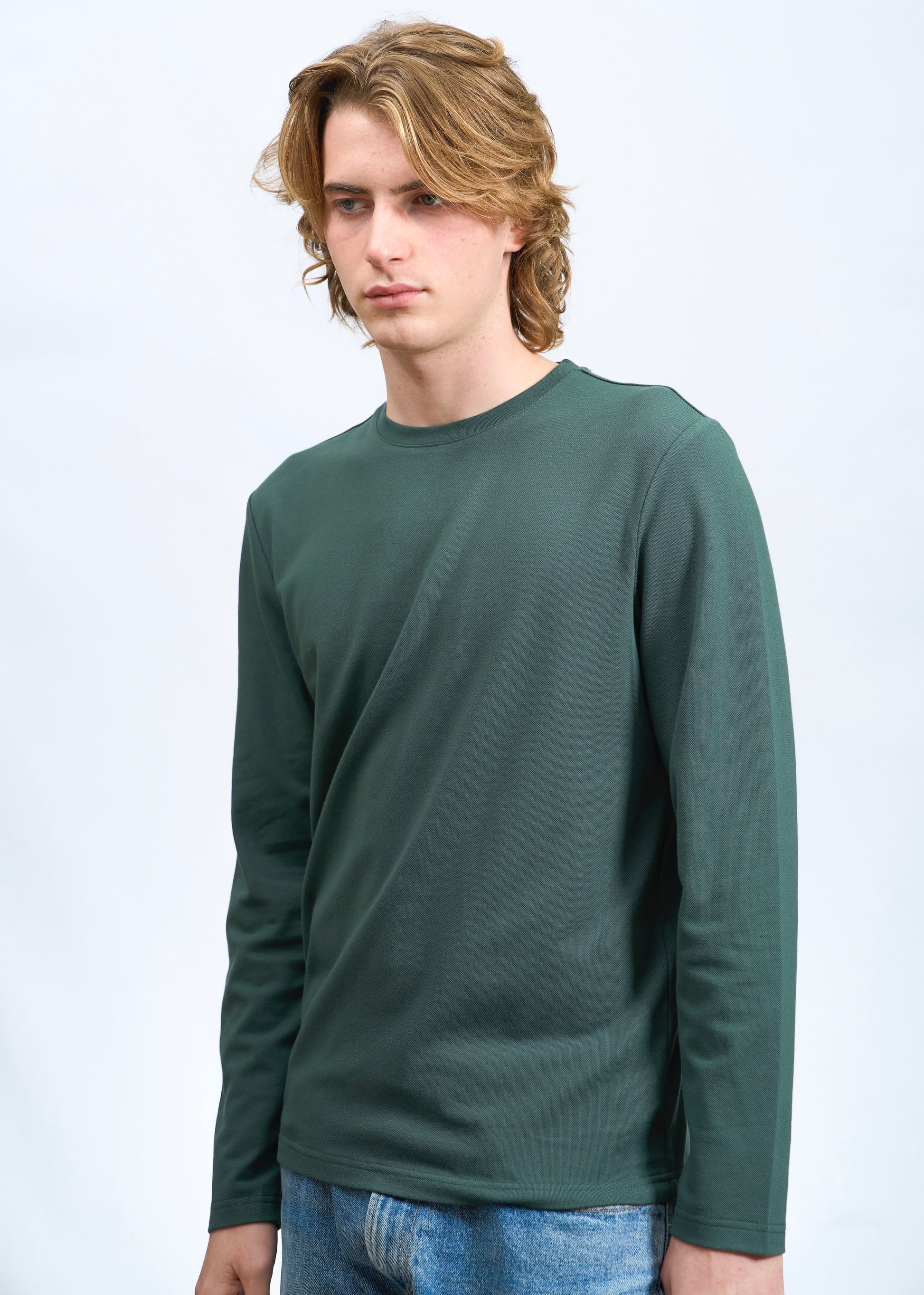 Maglietta cotone Piquet Verde