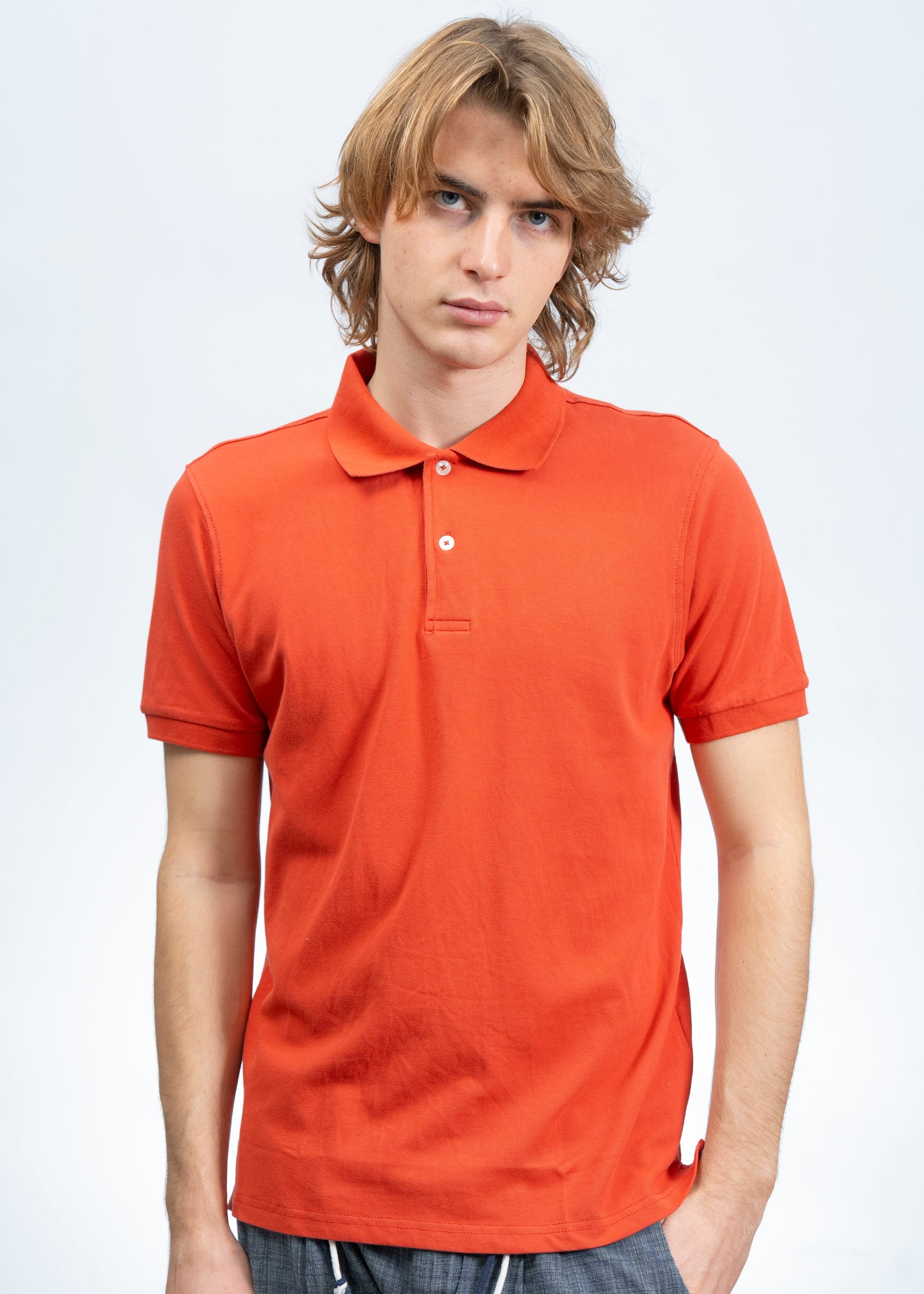 Polo Classica in Piquet Ruggine
