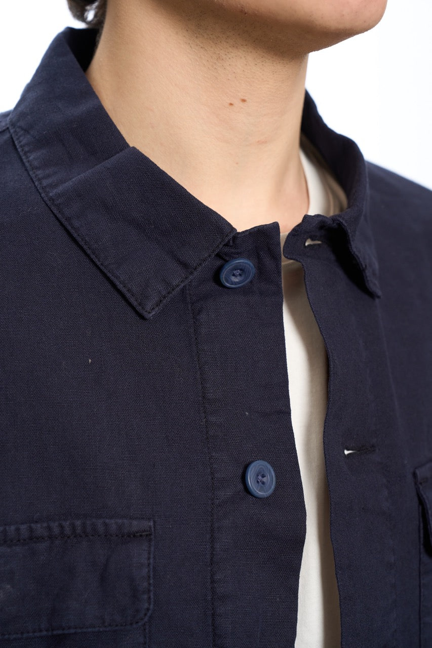 Giacca camicia Blue Navy
