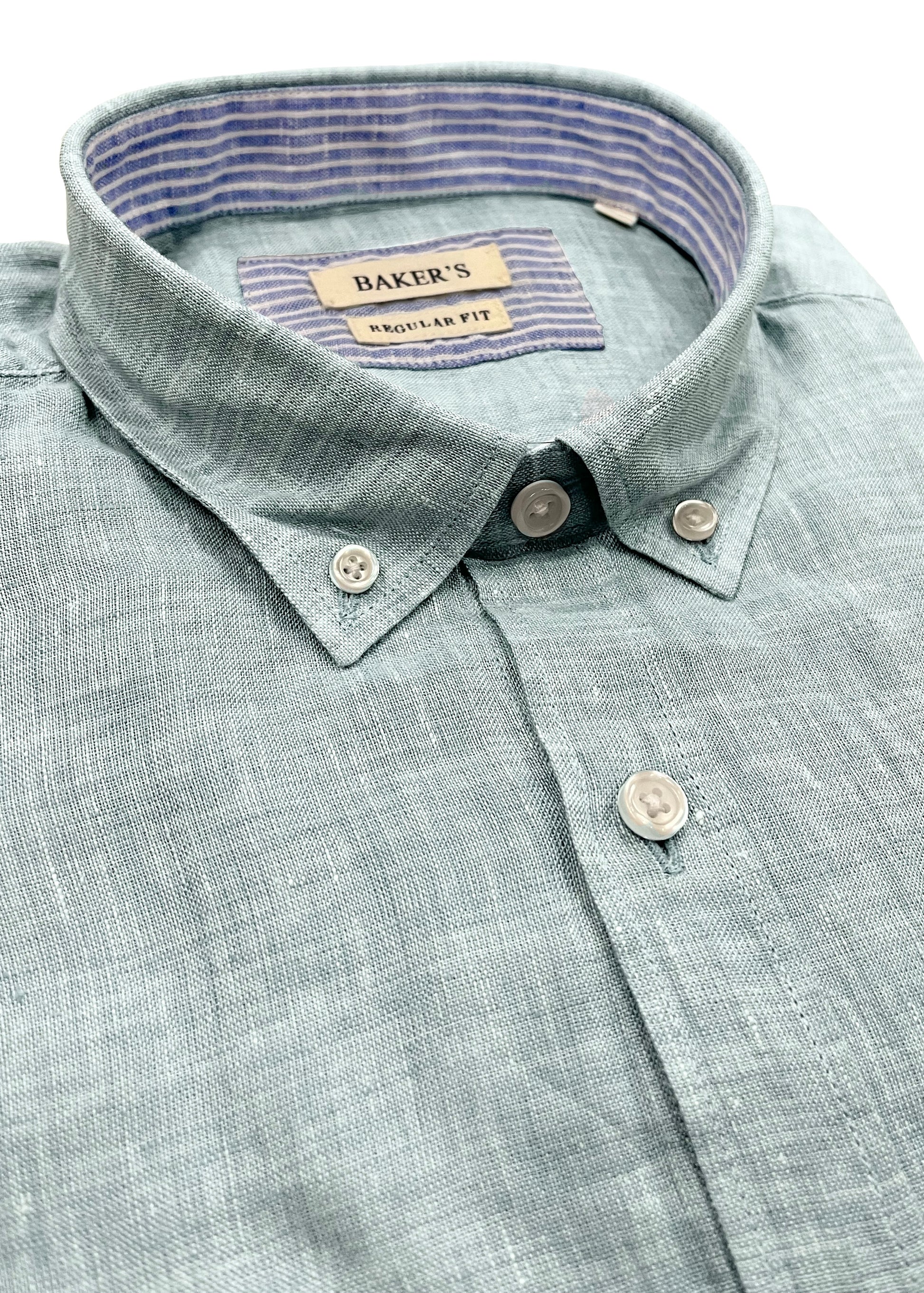 Camicia puro lino Grigio