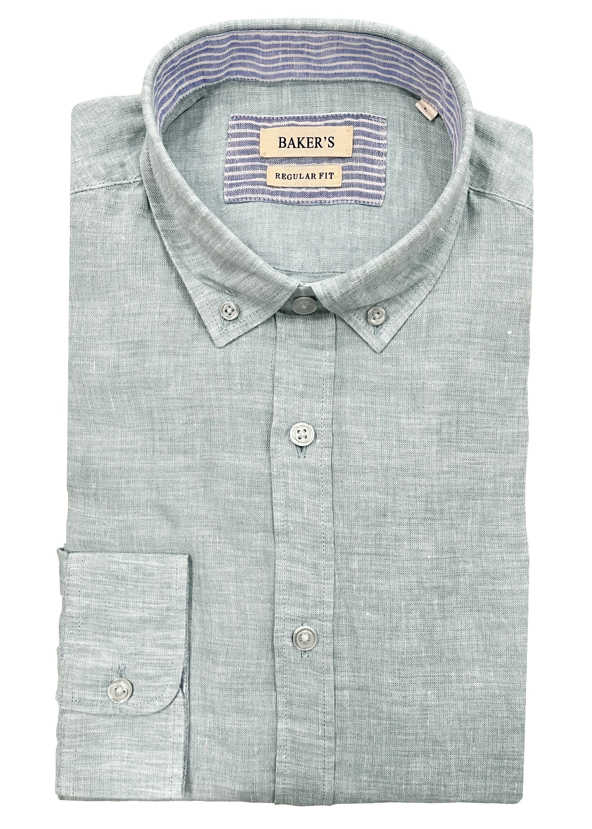 Camicia puro lino Grigio