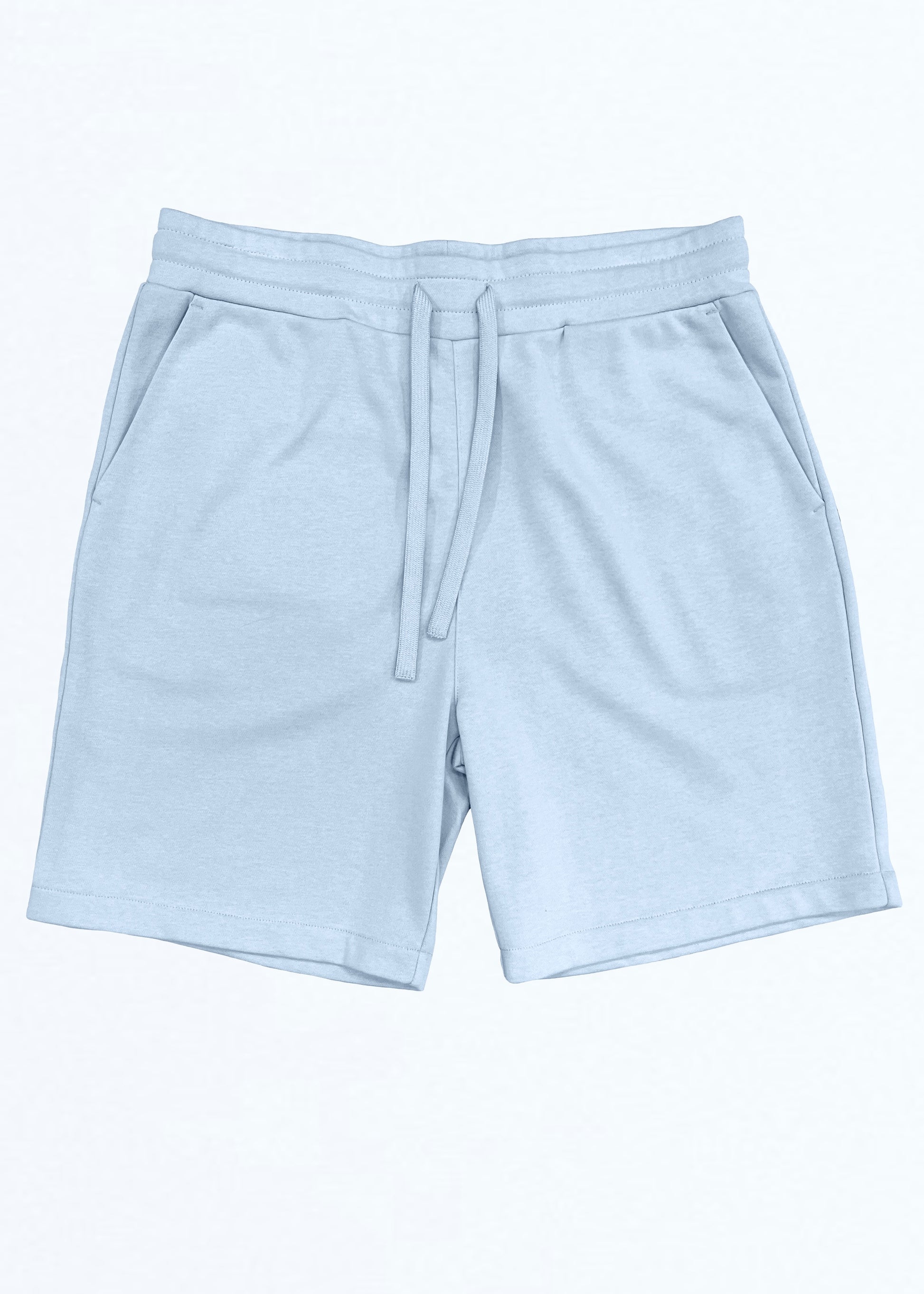 Pantaloncini felpati Celeste