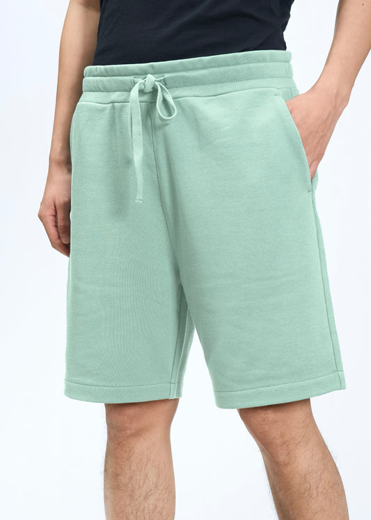 Pantaloncini felpati Menta