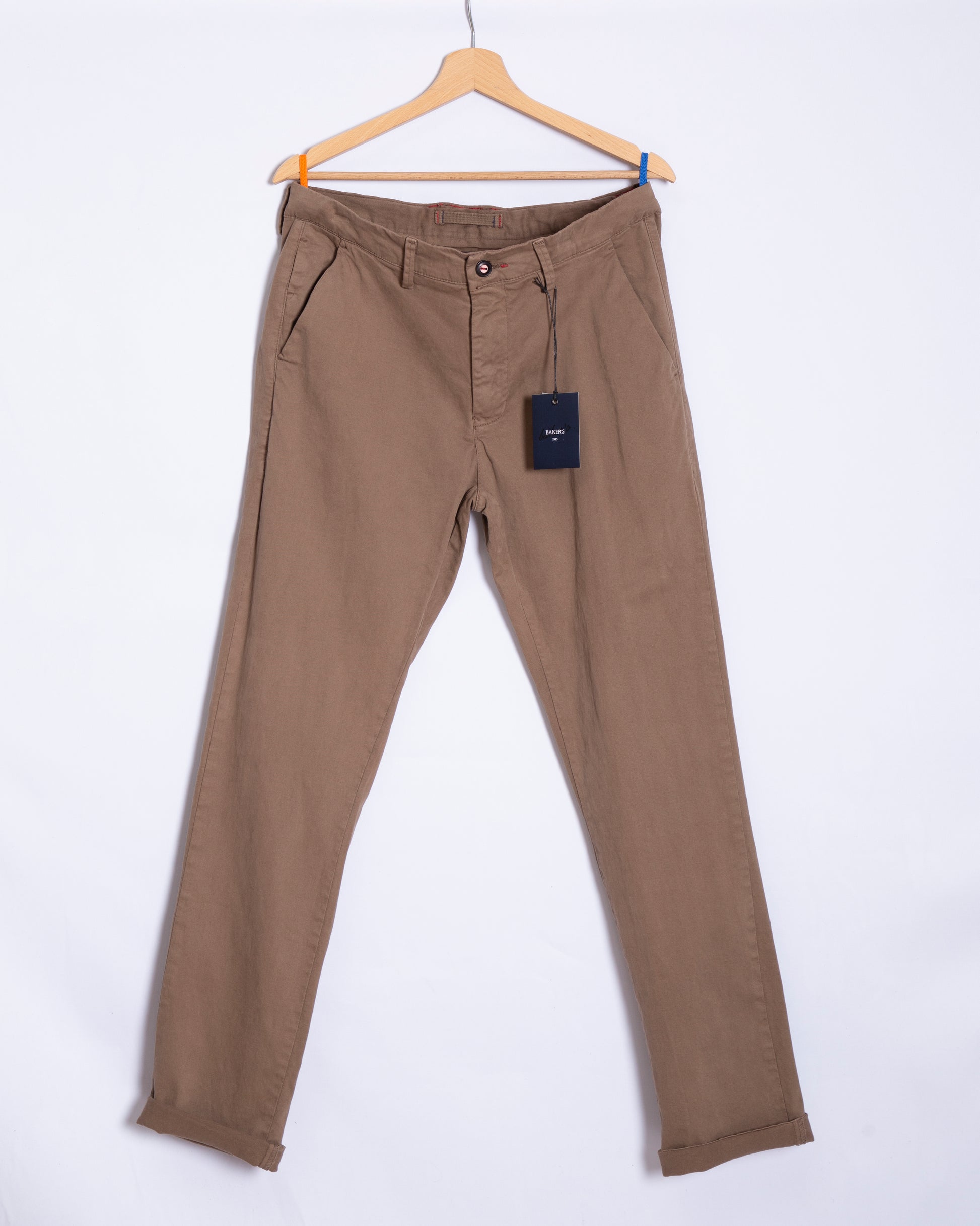 PANTALONI CHINO BASICI REGULAR FIT