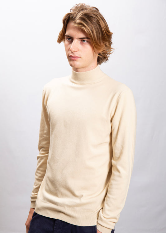Lupetto in Viscosa Beige