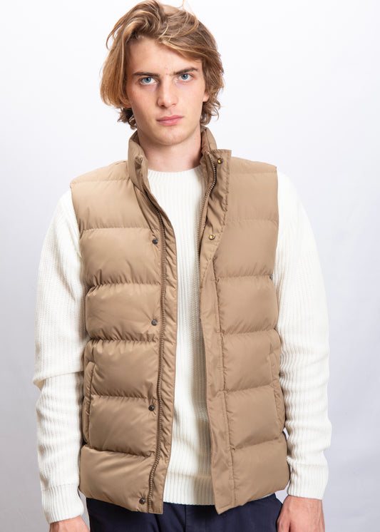 Gilet Imbottito Beige