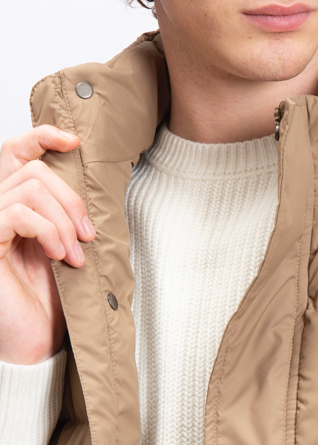 Gilet Imbottito Beige