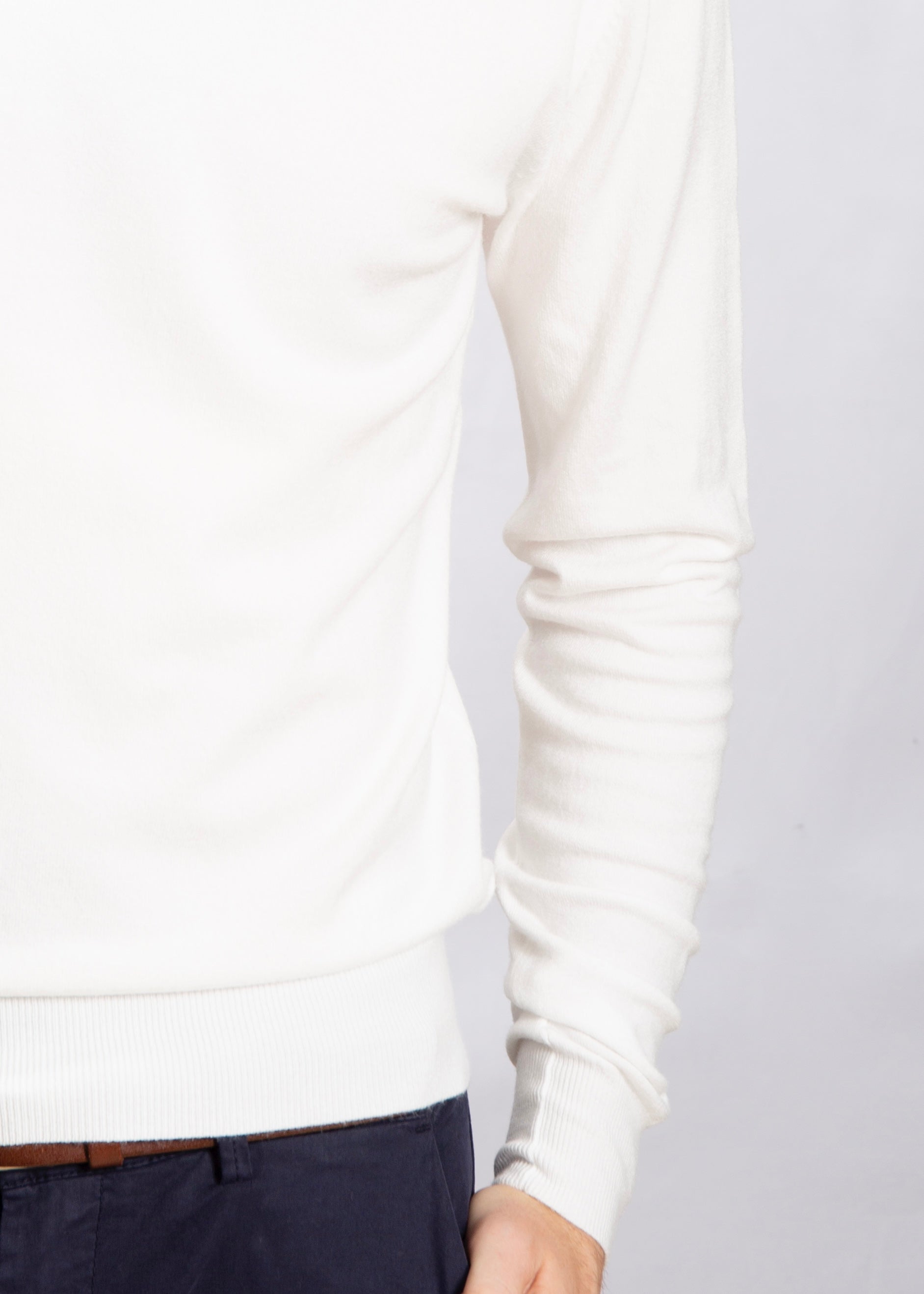 Lupetto in Viscosa Bianco