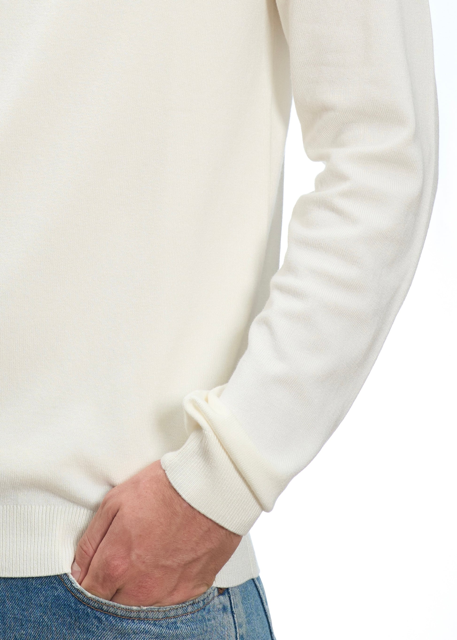 Polo in maglia Bianco