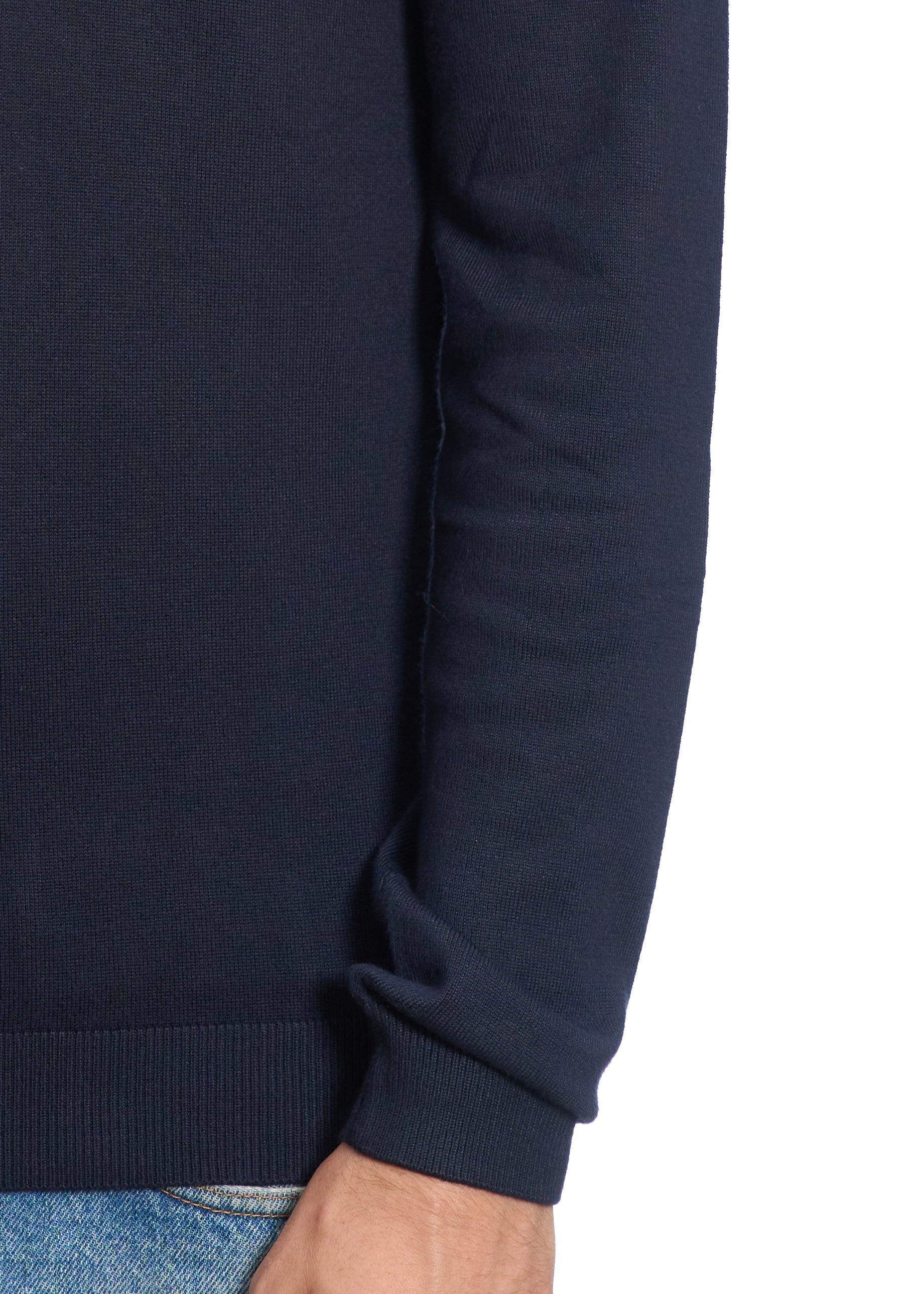 Polo in maglia Navy