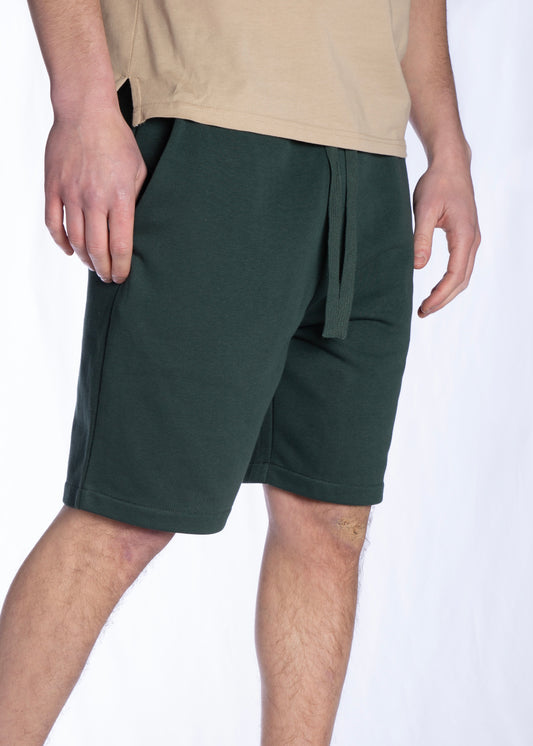 Pantaloncini felpati Verde