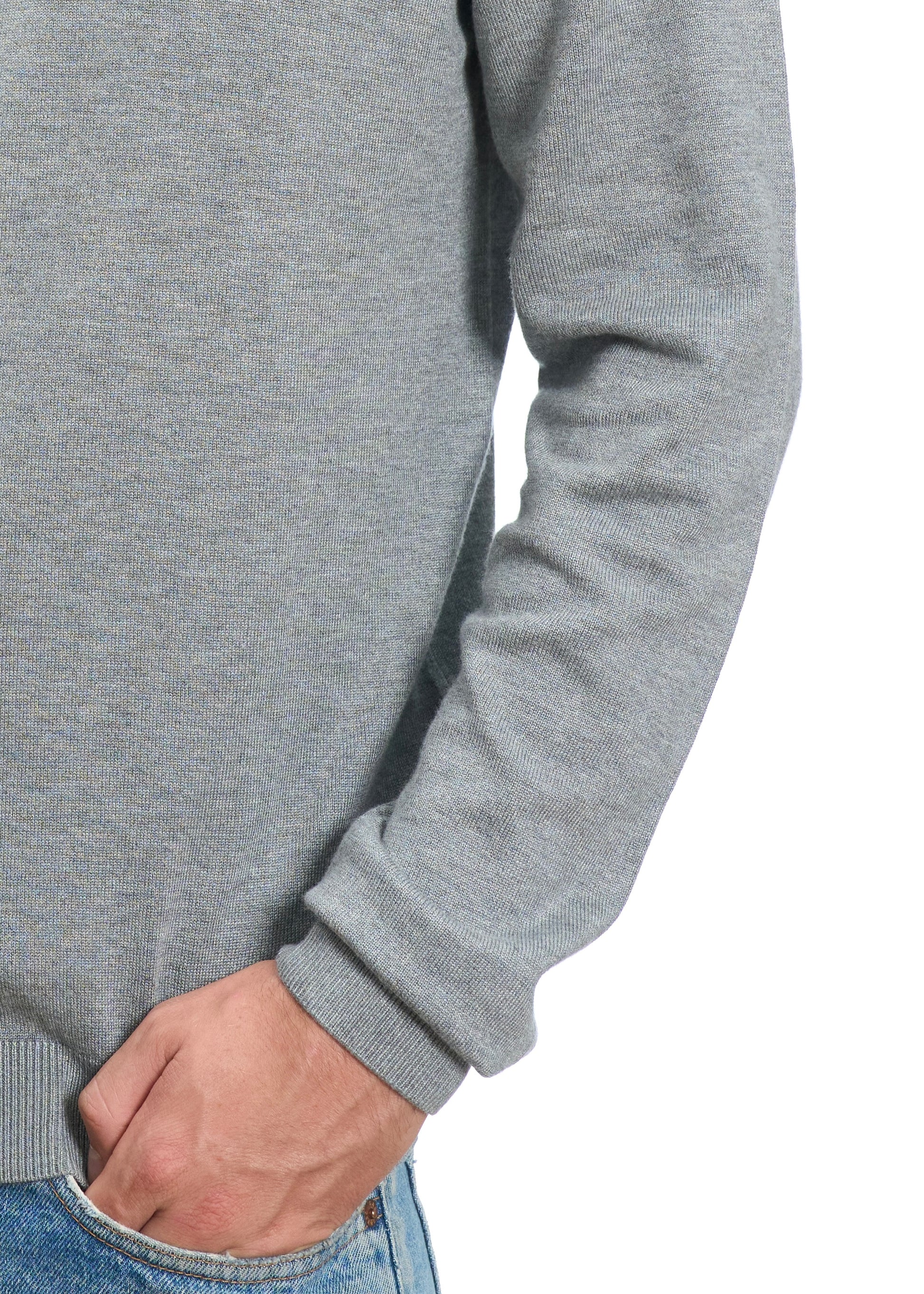 Polo in maglia Grigio