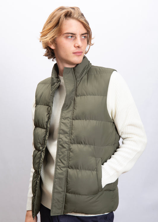 Gilet Imbottito Verde Militare