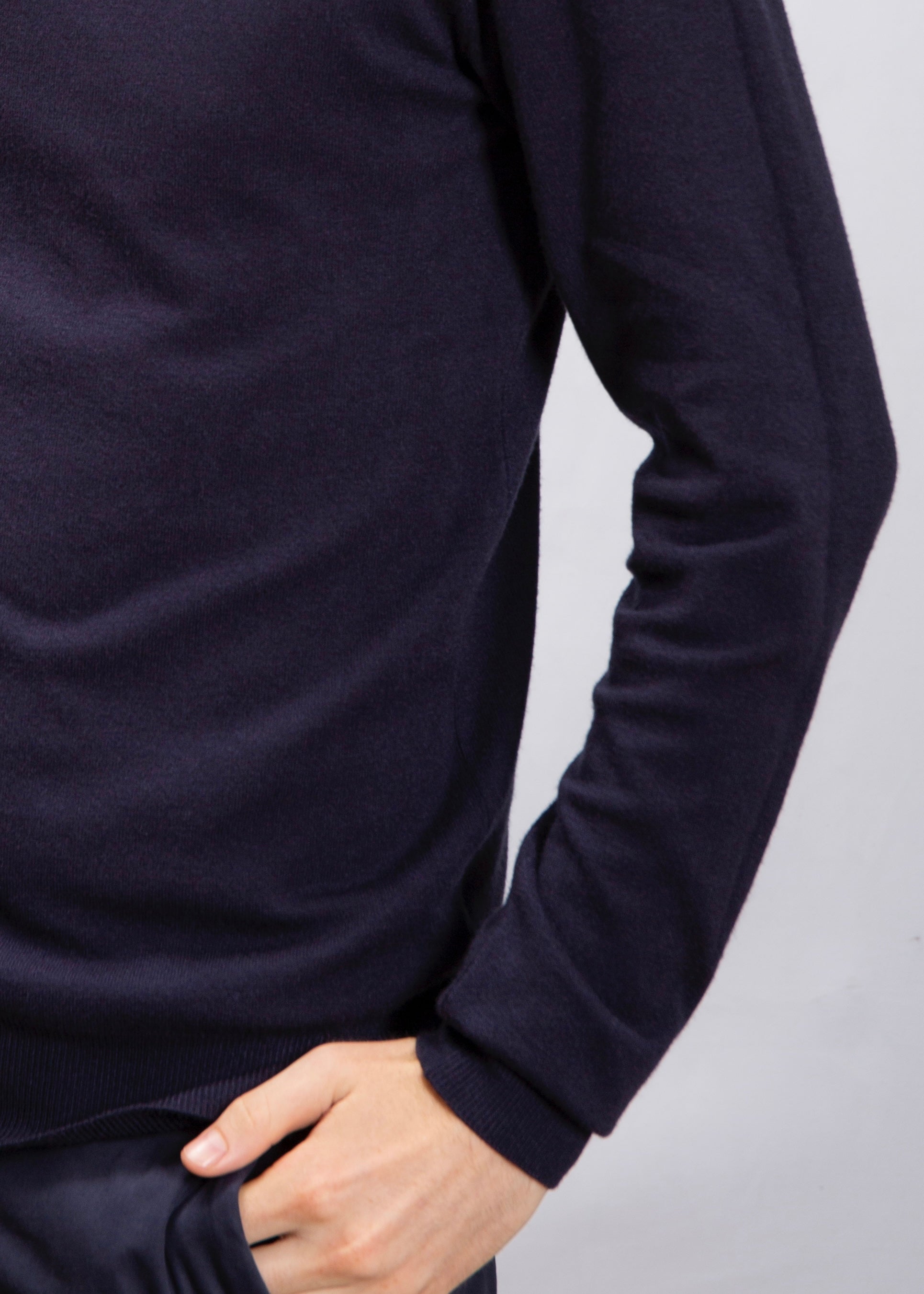 Lupetto in Viscosa Navy