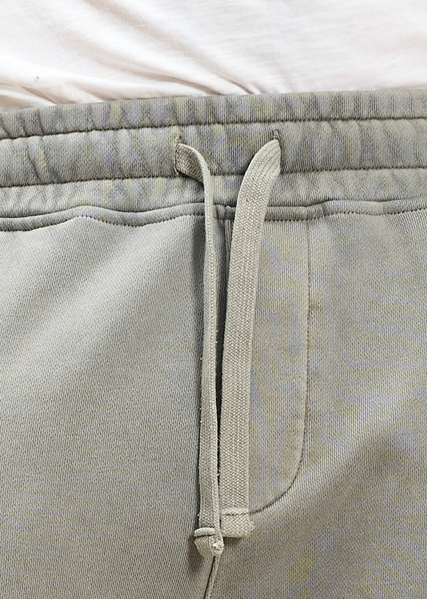 Joggers cargo stonewashed Verde Militare
